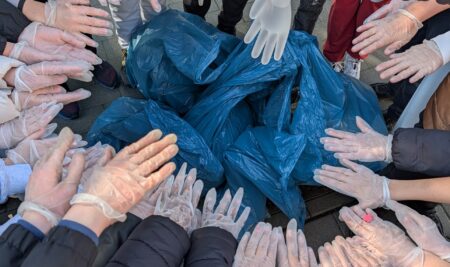 Aktion zum Earth Day: Klasse 5f engagiert sich für die Umwelt